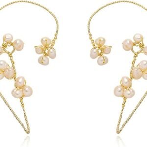 Flower Cuff Earrings