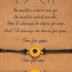 Sunflower Bracelet Set