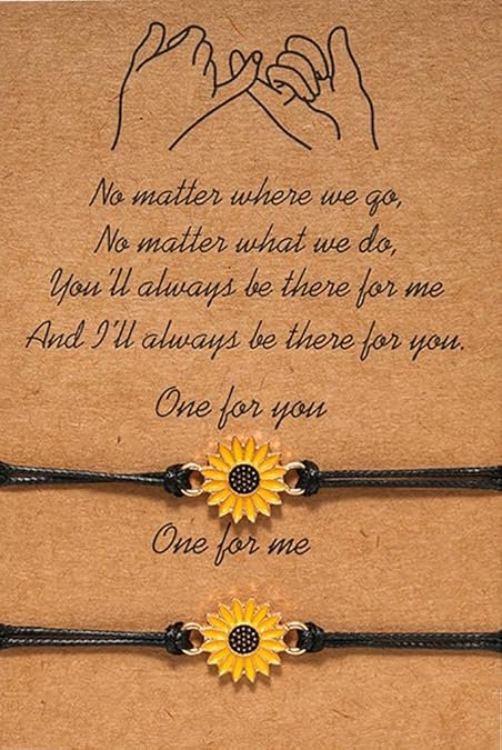 Sunflower Bracelet Set